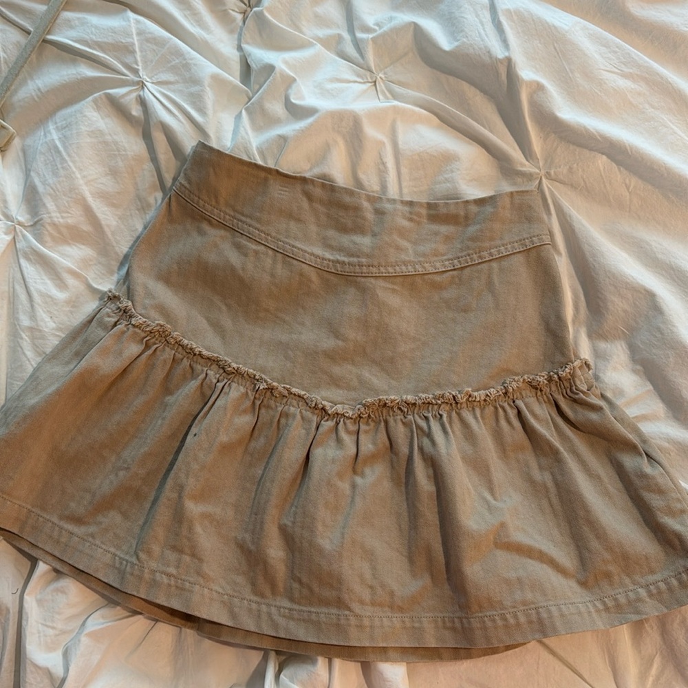 Free people denim skirt